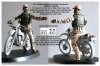 Toro Model 35F136 Żołnierz Na Motocyklu - PKW Afganistan - Figurka Wraz Z Kalkomanią Do Zestawu TAMIYA 35245 1/35
